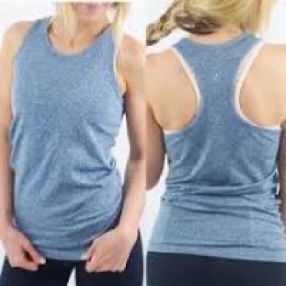 ZYIA Tops Zyia Active Copper Charged Tank In Blue Poshmark